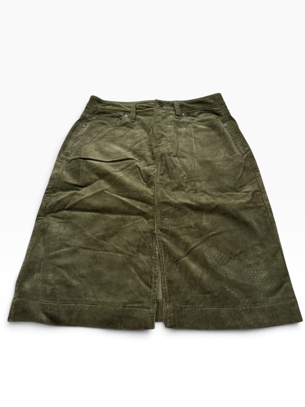 STYLE & CO green corduroy skirt